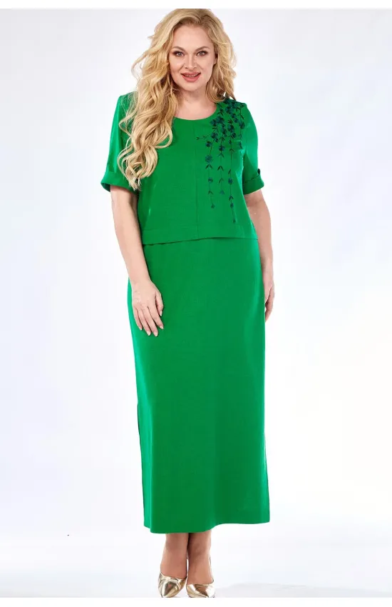Платье Svt-Fashion 585 зеленый