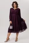 Платье Anelli 1635 цвет чернослива