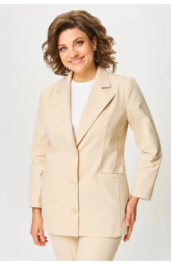 Пиджак Rumoda 2072 бежевый