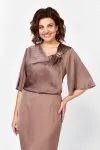 Платье Mira Fashion 5610 бежевый