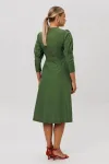 Платье Anelli 1647 зеленый Платье Anelli 1647 зеленый