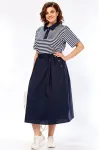 Платье Matini 3.1808 белый+синий