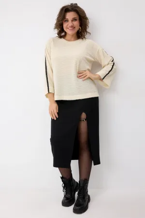 Кофта Begimoda 4149 топлёное молоко