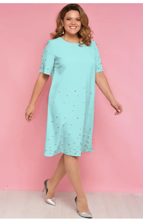 Платье Anelli 600 светлая бирюза