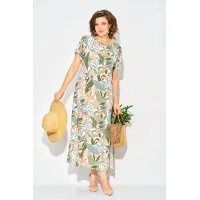 Платье Лилиана 1530 оттенки зеленого