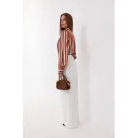 Блузка Vesnaletto 4251 оттенки коричневого