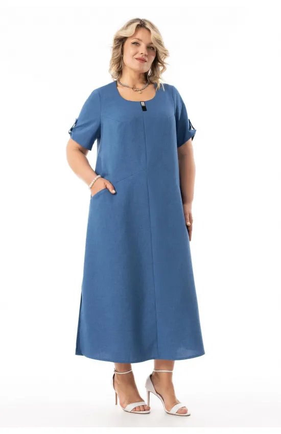 Платье Algranda 4156-с джинс