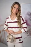 Кофта Nika.pl 0305002 Hajdan-50 Бордо шампань