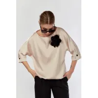 Блузка Talia Fashion 434 светло-бежевый