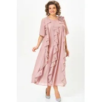 Платье Mira Fashion 5596 пудра