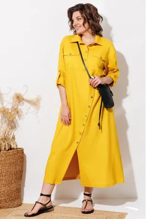 Платье Anastasia Mak 1330 жёлтый