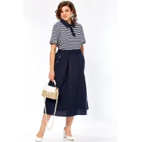 Платье Matini 3.1808 белый+синий