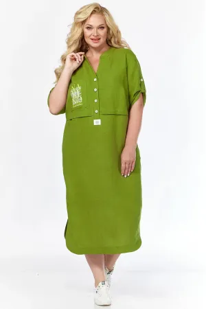 Платье Диамант 1978 зелёный