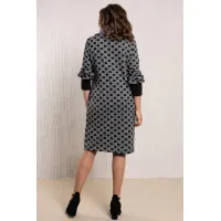 Платье Avanti 124-1 чёрно-лавандовый