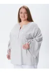 Блузка Condra Deluxe 16285 серый Блузка Condra Deluxe 16285 серый