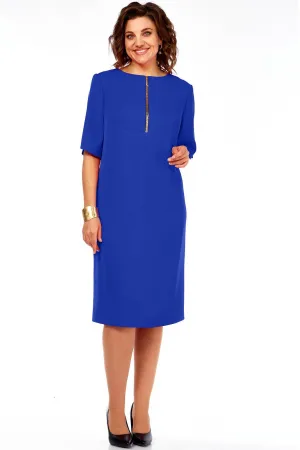 Платье Ольга Стиль С984 васильковый