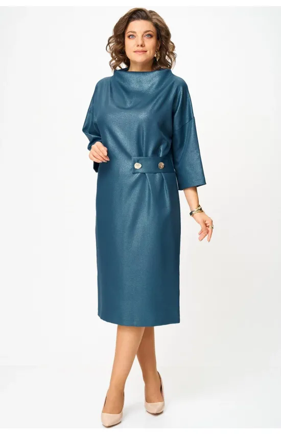 Платье Кокетка И К 1519-1 бирюзовый Платье Кокетка И К 1519-1 бирюзовый