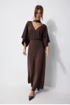 Платье Люше 4252 коричневый Платье Люше 4252 коричневый