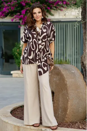 Брюки Vittoria Queen 28923бр бежевый