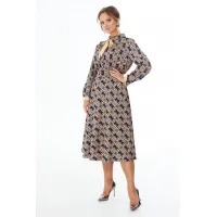 Платье Condra Deluxe 2402 синий-золотой