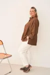 Блузка Gratto 4469 кофейный Блузка Gratto 4469 кофейный