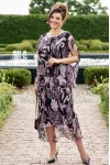 Платье Vittoria Queen 26493 черно-фиолетовый