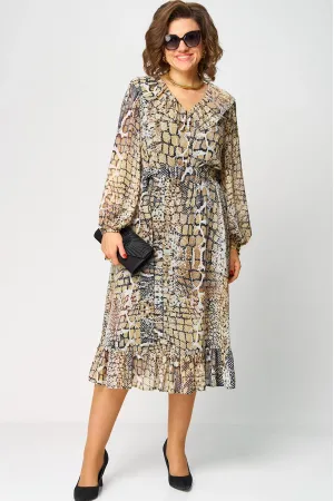 Платье Eva Grant 7327А рептилия