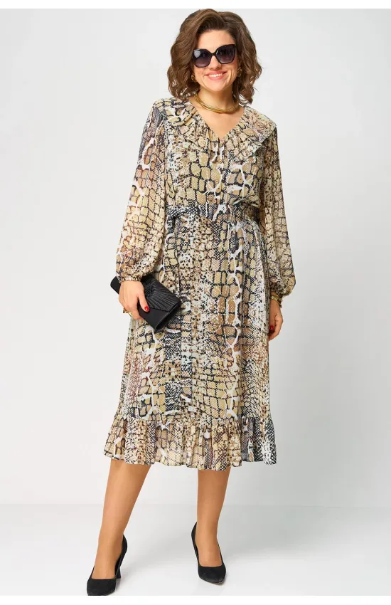 Платье Eva Grant 7327А рептилия