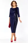 Платье Matini 3.1044 синий водолаз Платье Matini 3.1044 синий водолаз