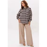 Блузка Mislana 1257 бежевый Блузка Mislana 1257 бежевый