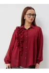 Блузка Condra Deluxe 16300 бордовый Блузка Condra Deluxe 16300 бордовый