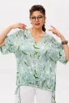 Блузка Anelli 1606 мятный танец