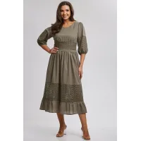 Платье Rishelie 990 хаки