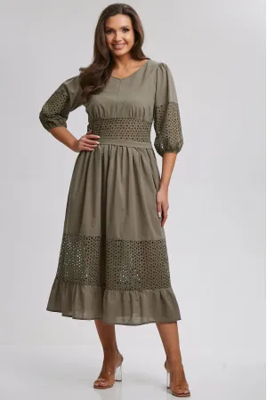 Платье Rishelie 990 хаки