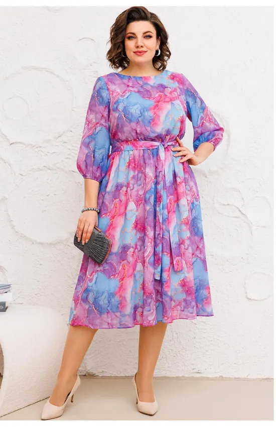 Платье Agatti 5244 розовый