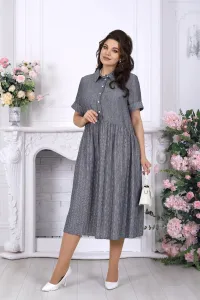 Платье Ninele 7536 Джинсовый