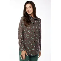 Блузка Lucky Fox 20303 камешки: кофе с молоком