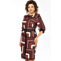 Платье Элль-Стиль А-526 мультиколор