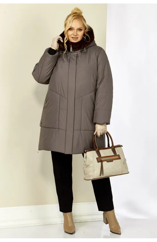 Куртка Shetti 2208 серо-лиловый