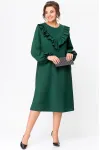 Платье Swallow 710 темный изумруд