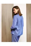 Блузка Condra Deluxe 16174 джинсовый
