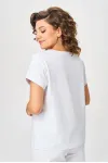 Блузка Rumoda 2259 бело-голубой