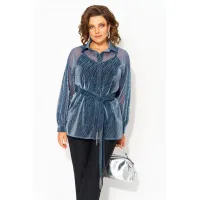 Блузка Лилиана 1496 синий