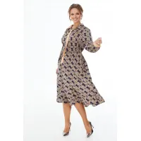 Платье Condra Deluxe 2402 синий-золотой