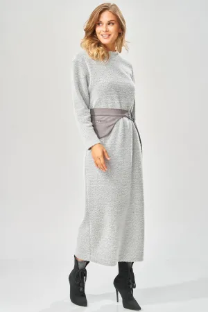 Платье Laikony 573 серый диагональ