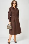 Платье Eva Grant 7223 шоколад