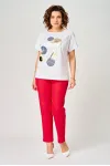 Брюки Rumoda 2289 красный Брюки Rumoda 2289 красный