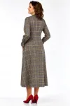 Платье Celentano 5077 серая клетка