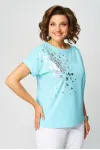 Блузка Rumoda 2252 голубой
