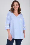 Блузка Modema 767-2 голубая полоска
